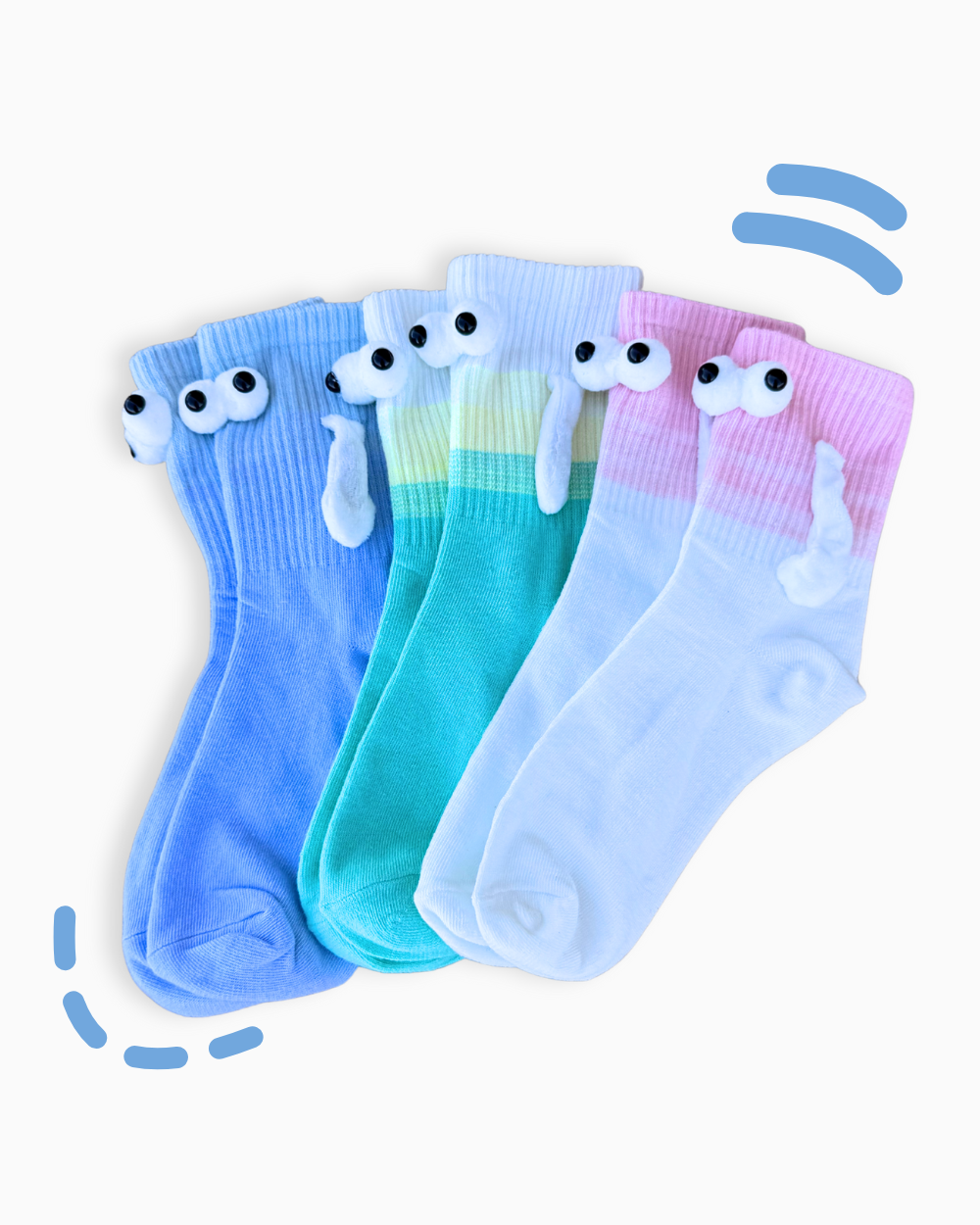 Hello Mag Socks 3-pack